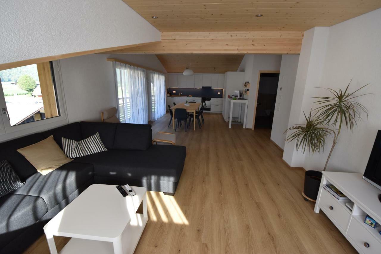 Ferienwohnung Gemeindematte Meiringen Bagian luar foto